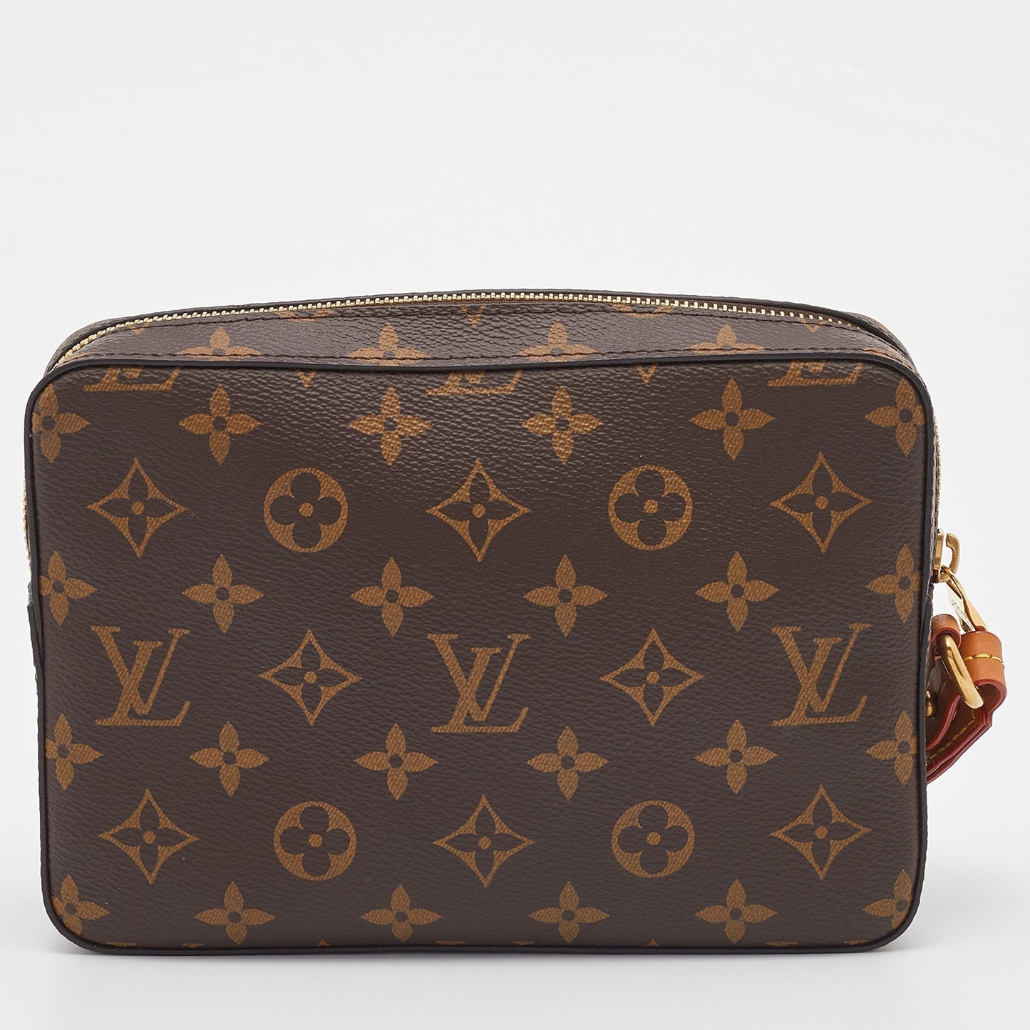 LOUIS VUITTON Monogram Canvas Soft Trunk Pouch Clutch