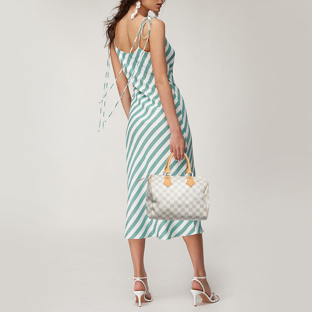 LOUIS VUITTON Damier Azur Canvas Bag