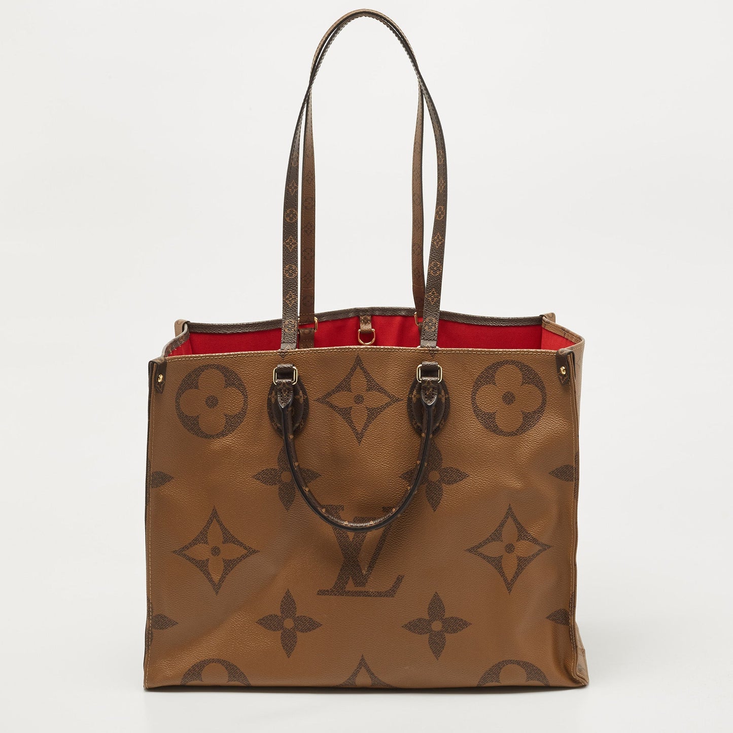 LOUIS VUITTON Monogram Reverse Giant Canvas OnTheGo GM Bag