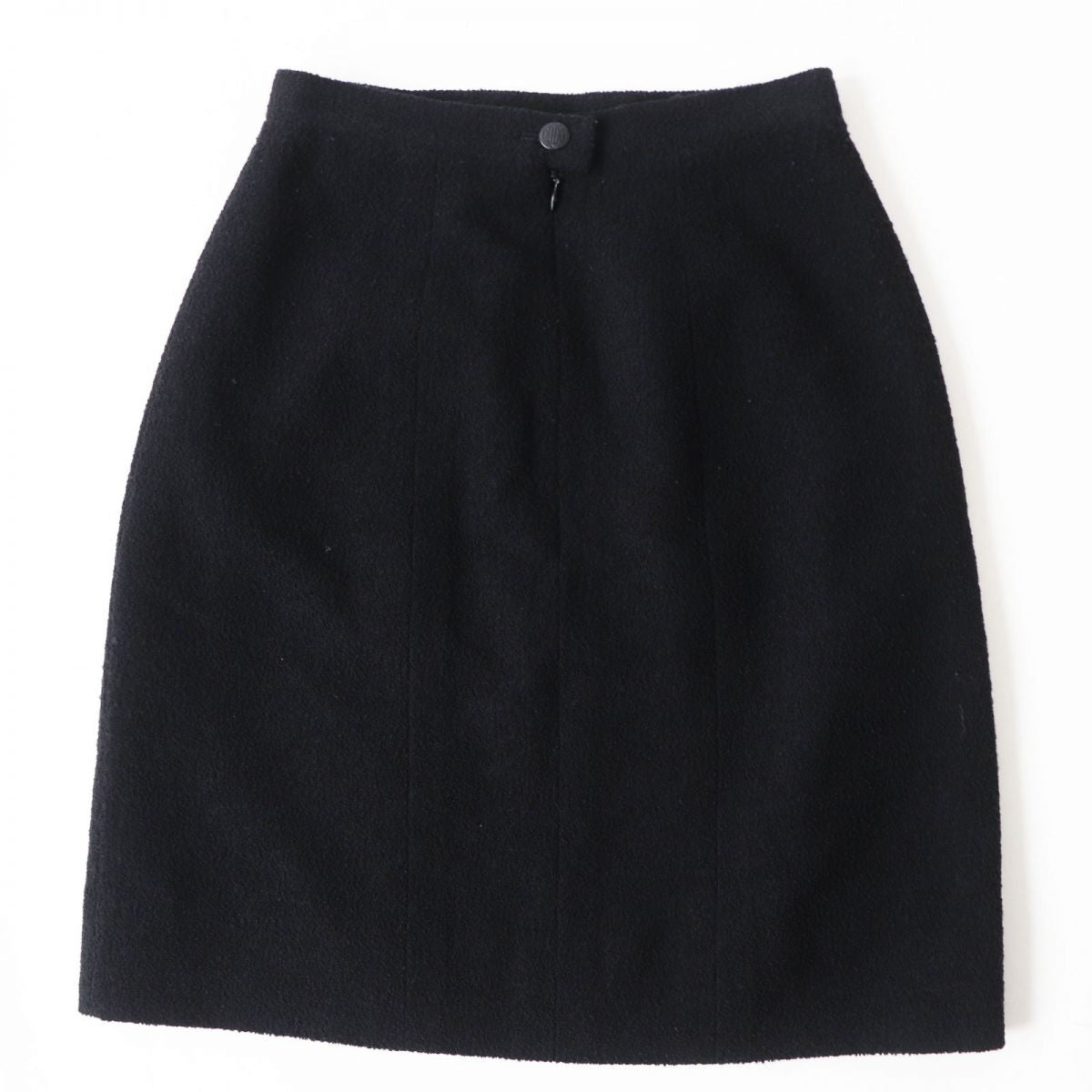 Chanel Tweed A-line Mini Skirt Black Size 36 Classic Flap Tote
