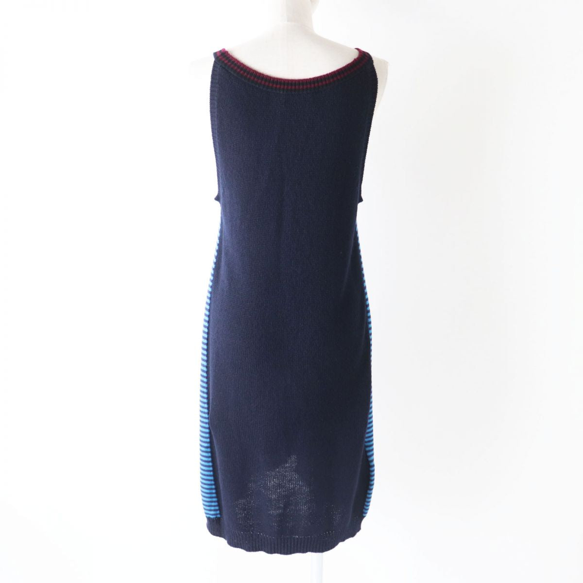 PRADA knit Main: 50% cashmere, Main: 35% wool, Main: 15% silk Navy x multi Women 40