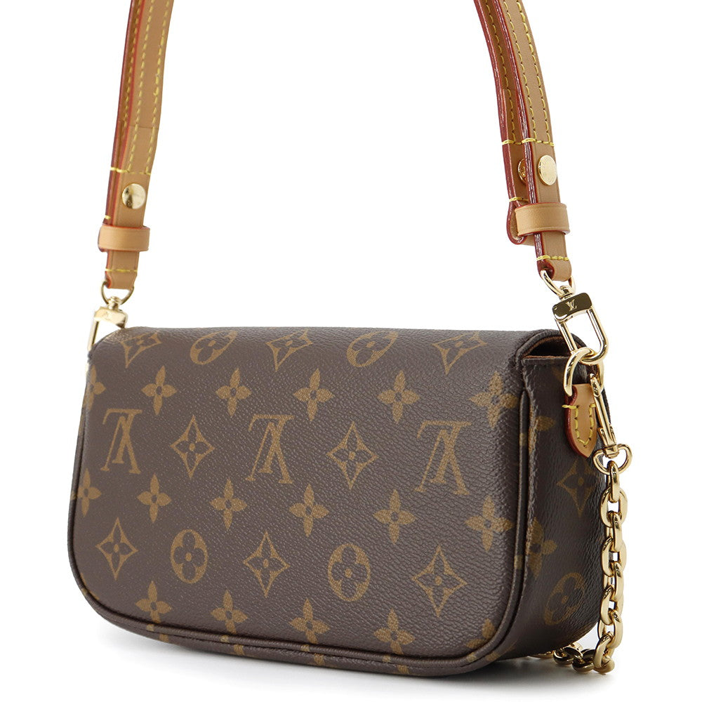 LOUIS VUITTON Wallet on Chain Ivy BrownM81911 Monogram