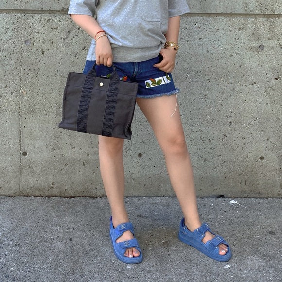 Luxury Hermes toto cloth bag