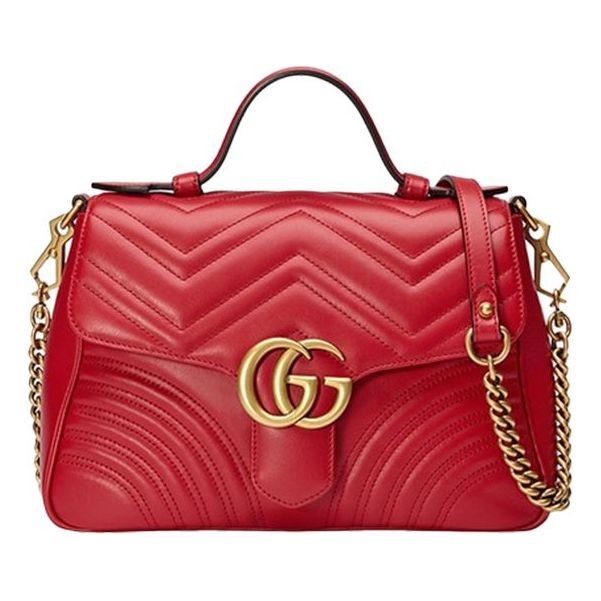 Gucci Chain Leather Shoulder Bag