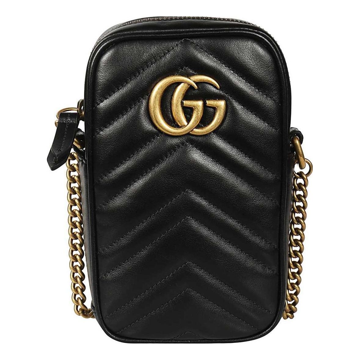 Gucci Chain Leather Shoulder Bag