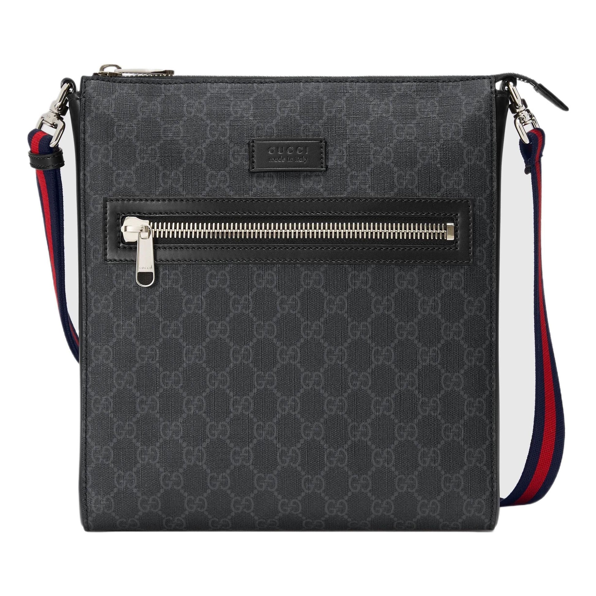 Gucci Leather Canvas Shoulder Bag