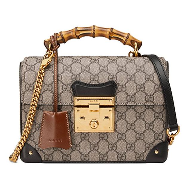 Gucci Chain Canvas Shoulder Bag