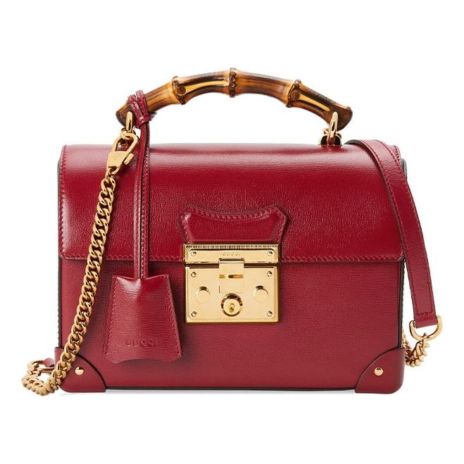 Gucci Chain Leather Shoulder Bag