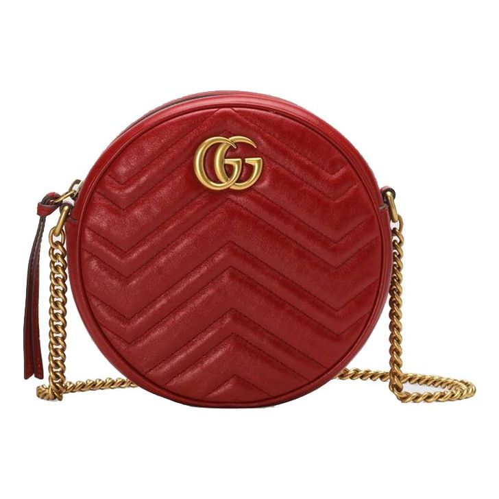 Gucci Chain Leather Shoulder Bag