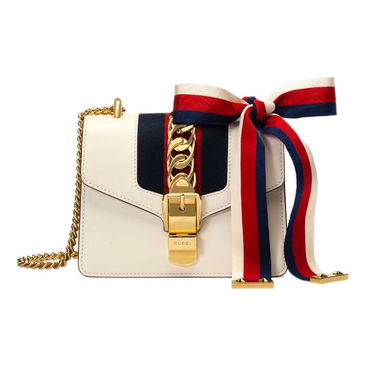 Gucci Chain Leather Shoulder Bag