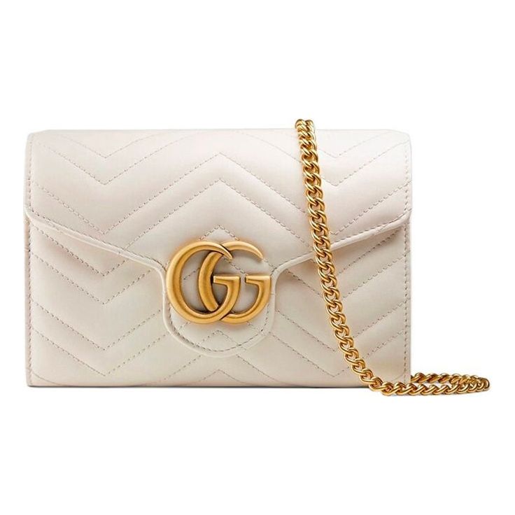 Gucci Chain Leather Shoulder Bag