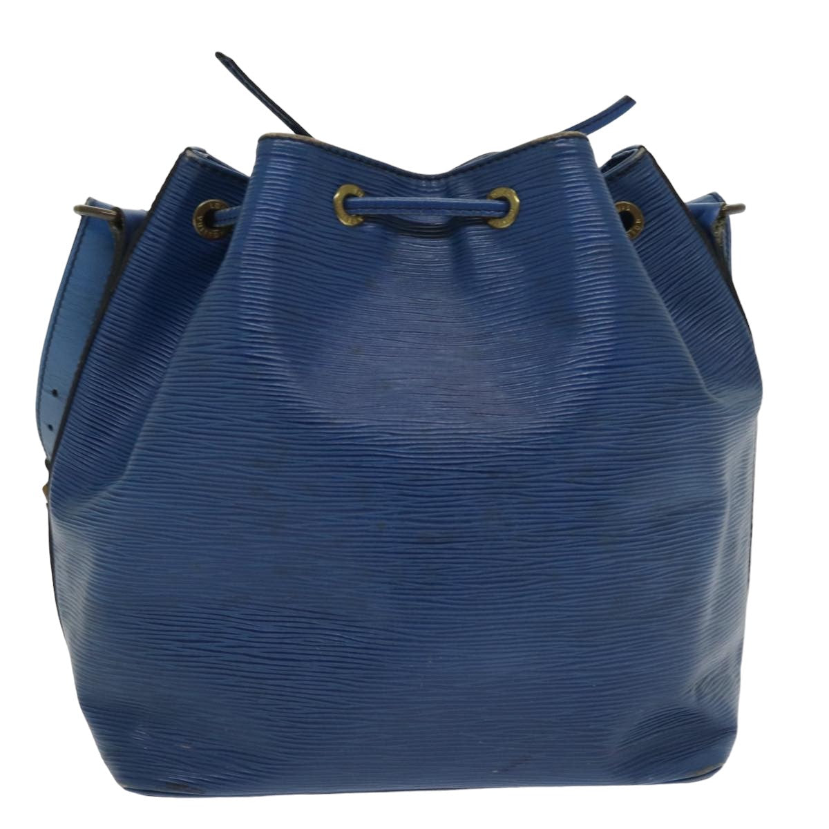 LOUIS VUITTON Epi Petit Noe Shoulder Bag Blue M44105 LV Auth mr340