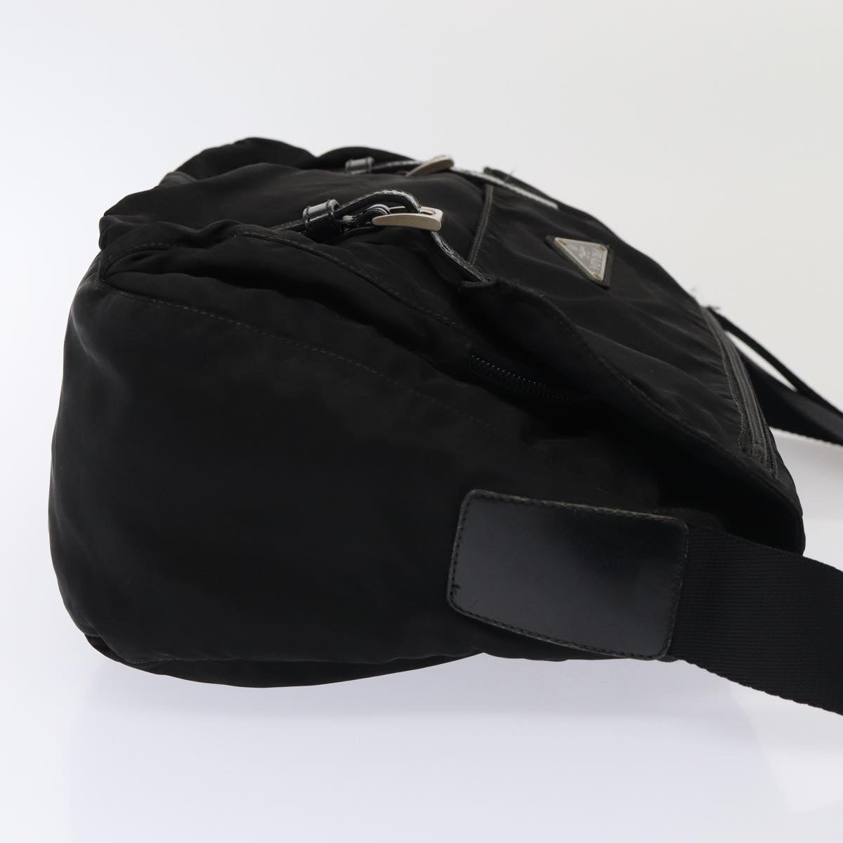 PRADA Shoulder Bag Nylon Black Auth