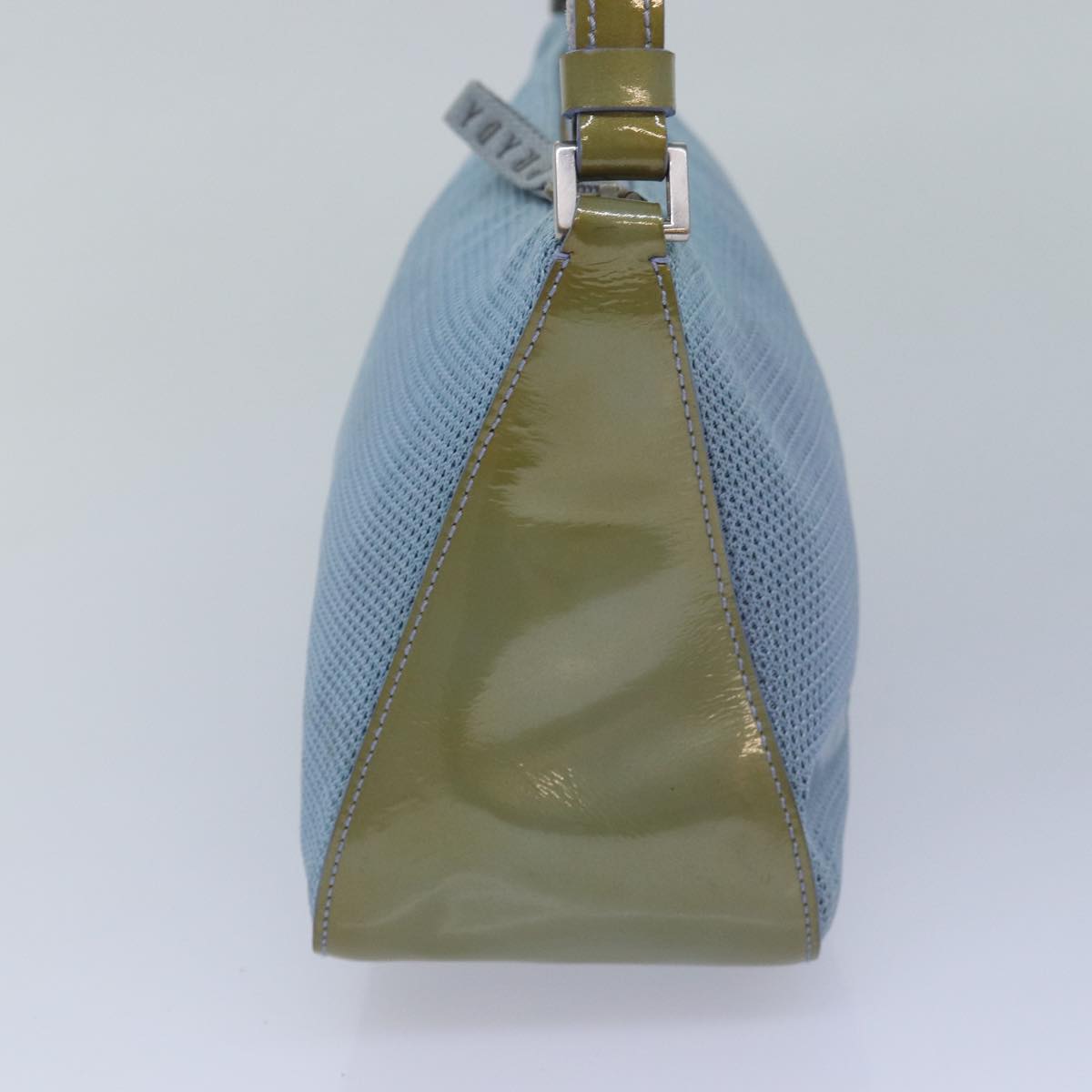 PRADA Sports Accessory Pouch Mesh Light Blue Auth Luxury Handbag