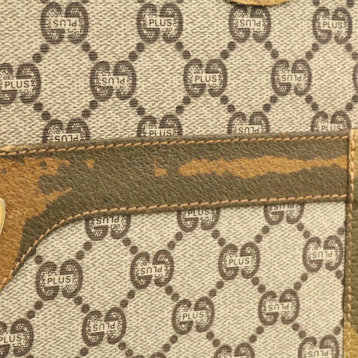 Gucci Leather Canvas Tote