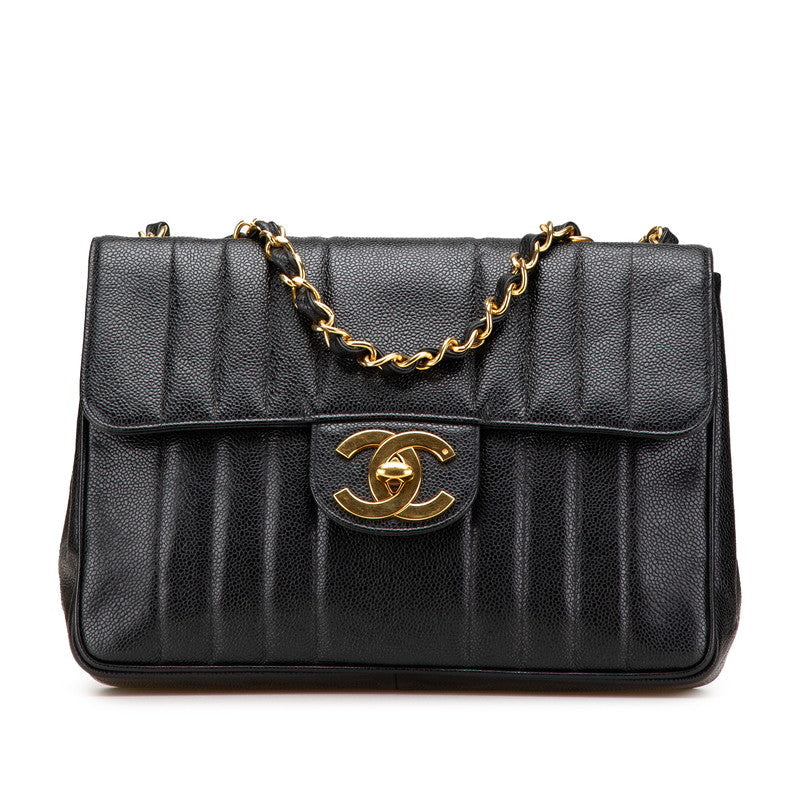 Chanel Mademoiselle Caviar Skin 2way Bag