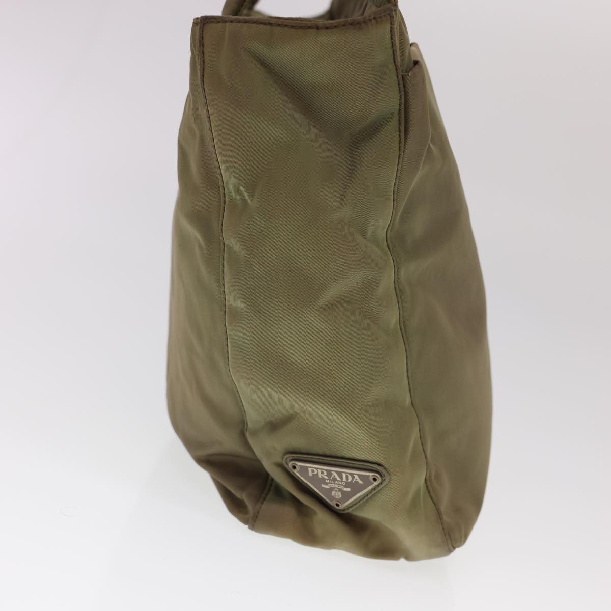 Prada Shoulder Bag Nylon Khaki