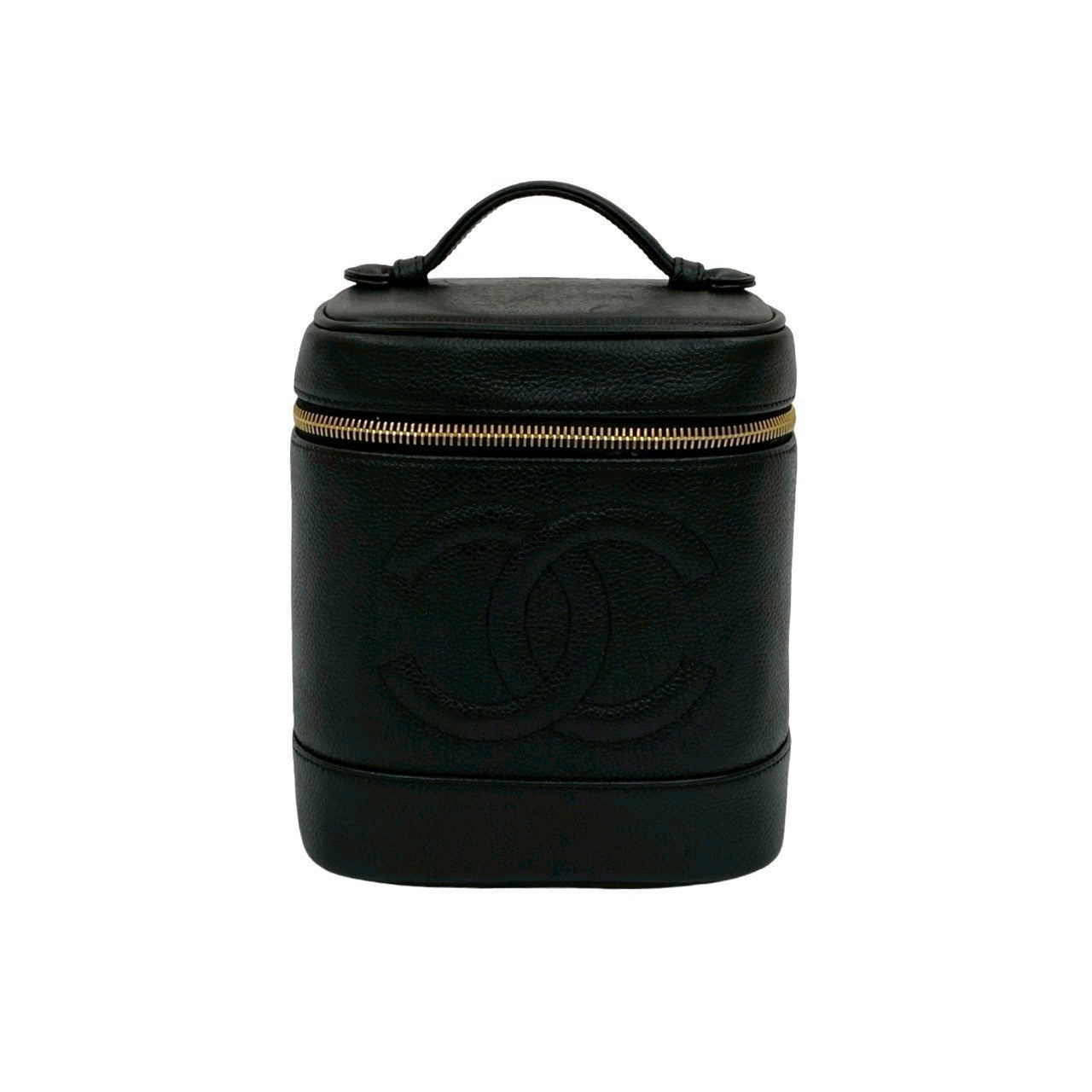Chanel Coco Mark Matte Caviar Skin Handbag