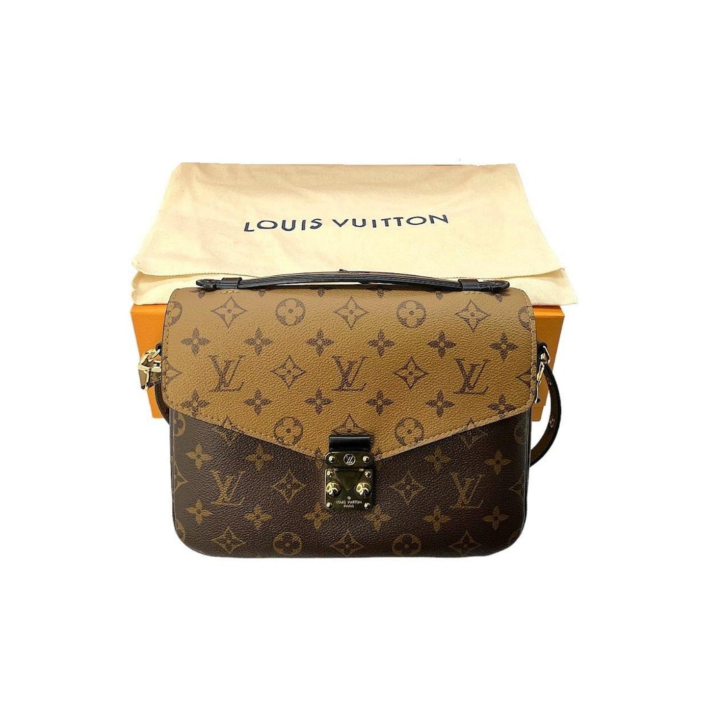 Louis Vuitton Monogram Reverse Pochette Métis Clutch