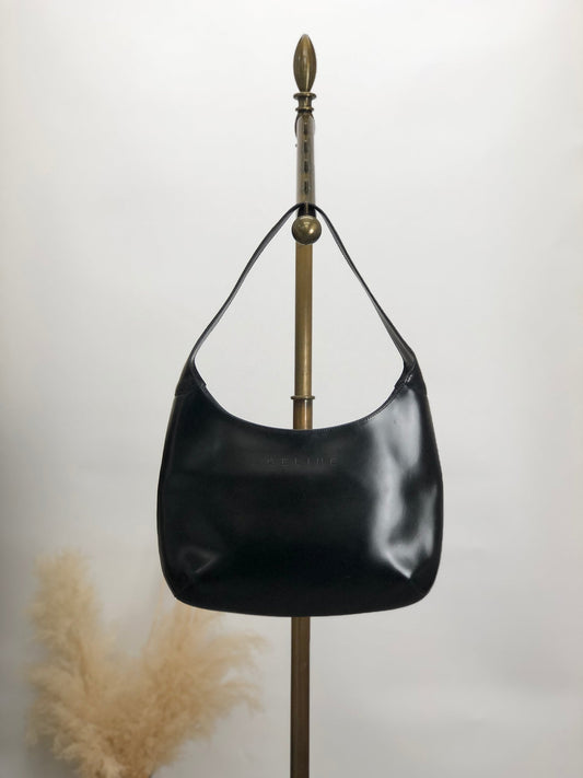 CELINE Logo Embossed Black psbni8