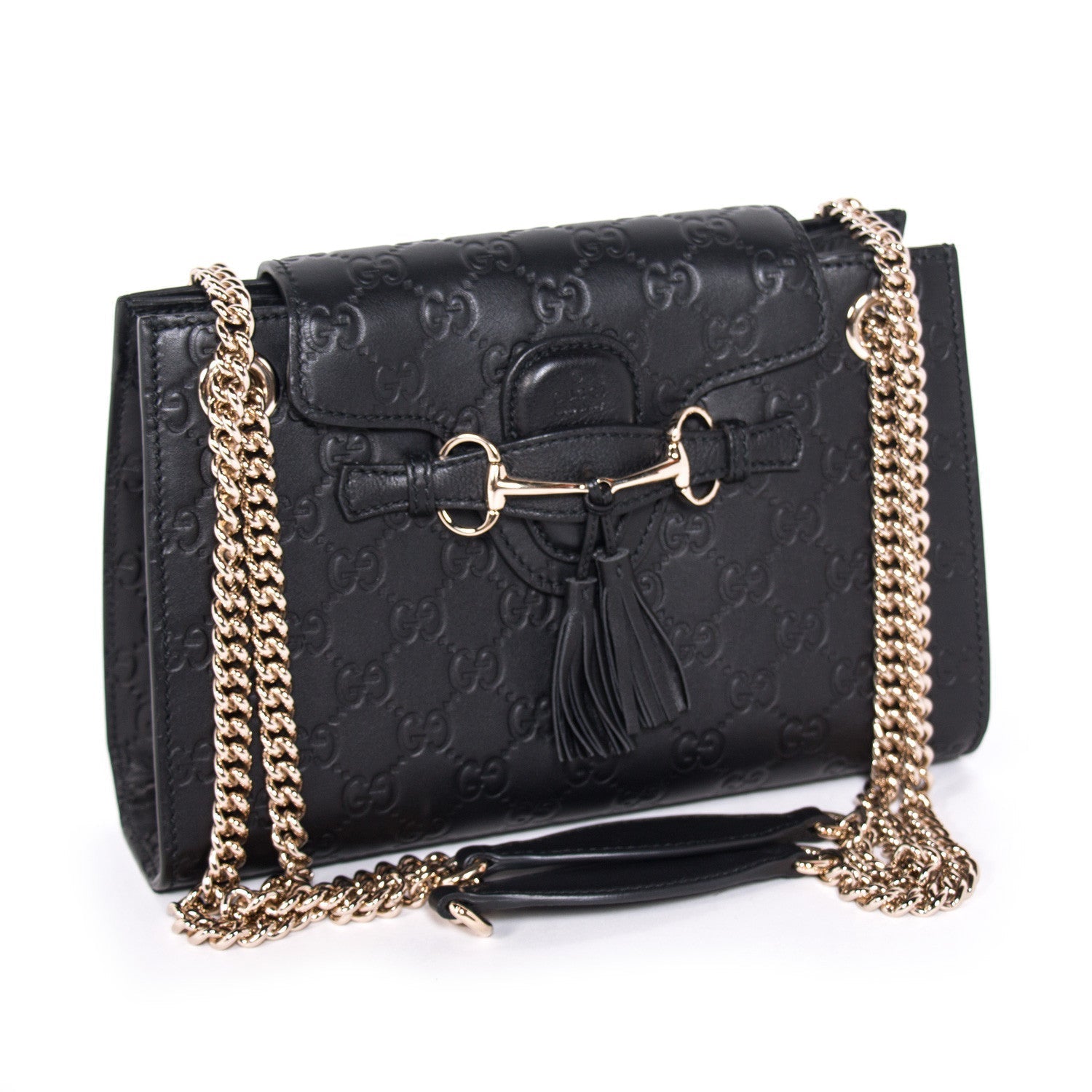 Gucci Guccissima Leather Chain Shoulder Bag Style 10