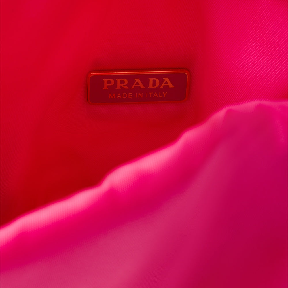 Prada Petit Sac mini Re-Nylon and nappa leather bucket bag