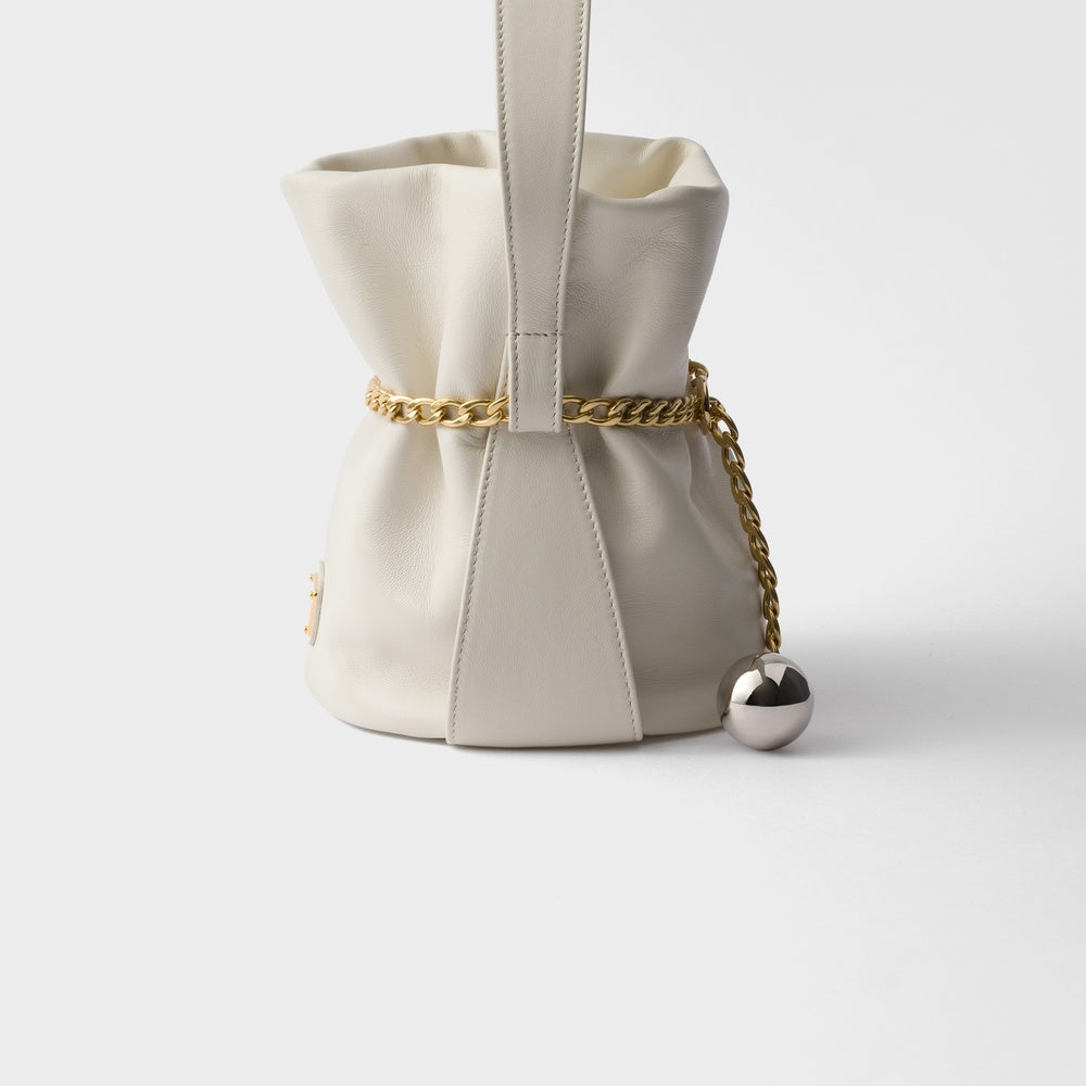 Prada Petit Sac mini nappa leather bucket bag