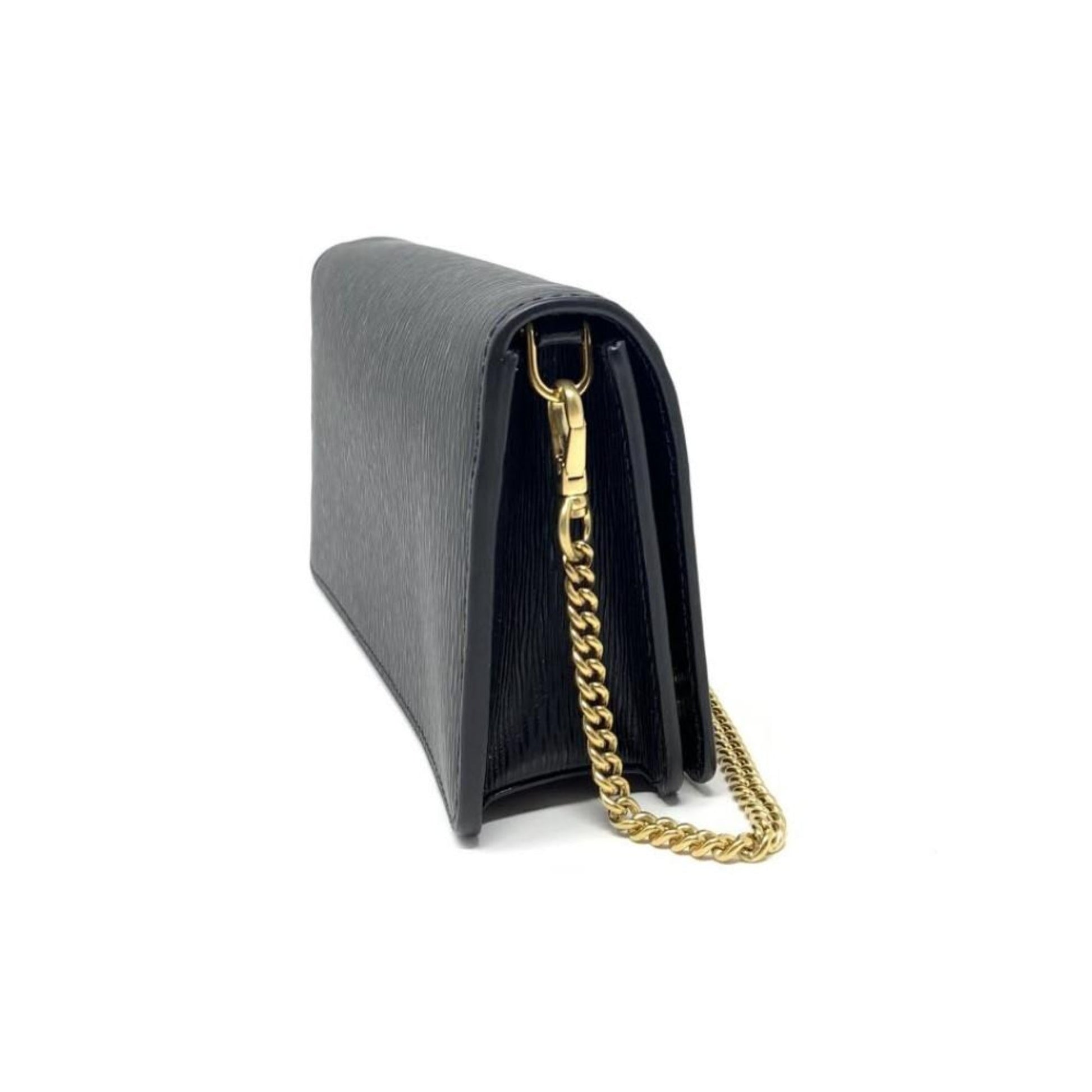 Prada Miniborse Black Vitello Move Leather Chain Cross Body Luxury Handbag
