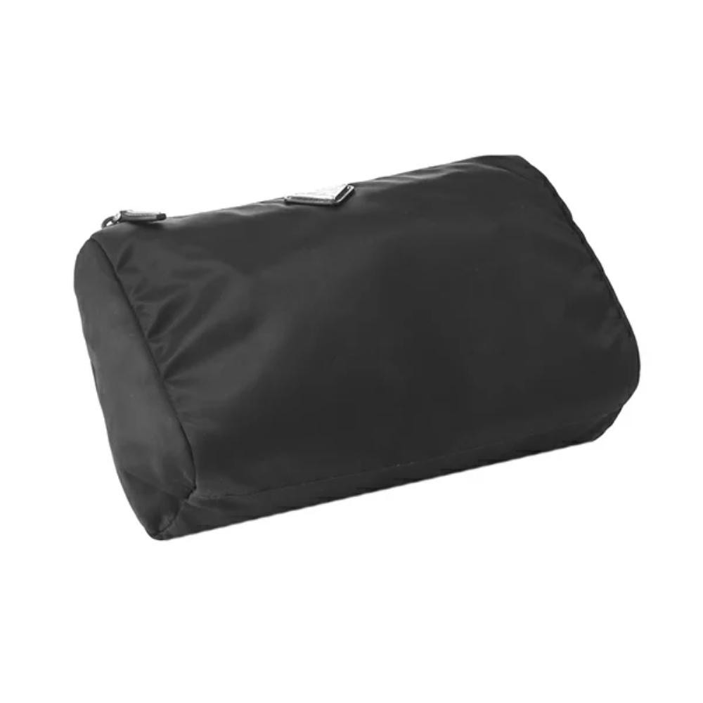 Prada Necessaire Black Tessuto Nylon Small Toiletry Case Luxury Handbag