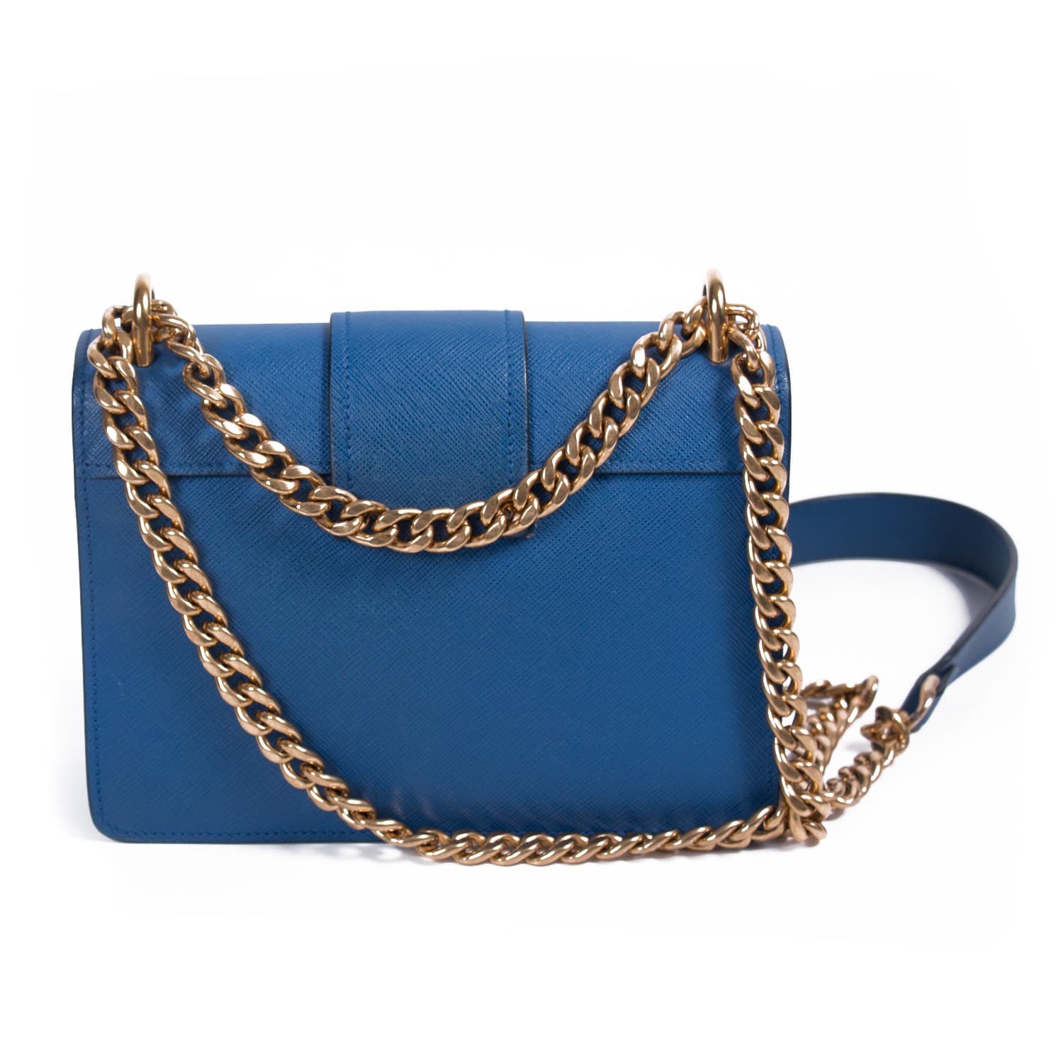 Prada Pattina Saffiano Lux Shoulder Bag
