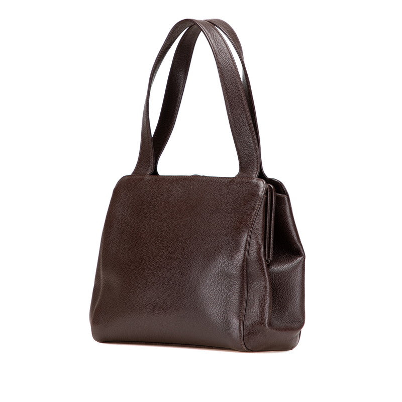 Chanel Coco Mark Caviar Skin Handbag