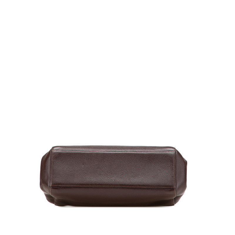 Chanel Coco Mark Caviar Skin Handbag