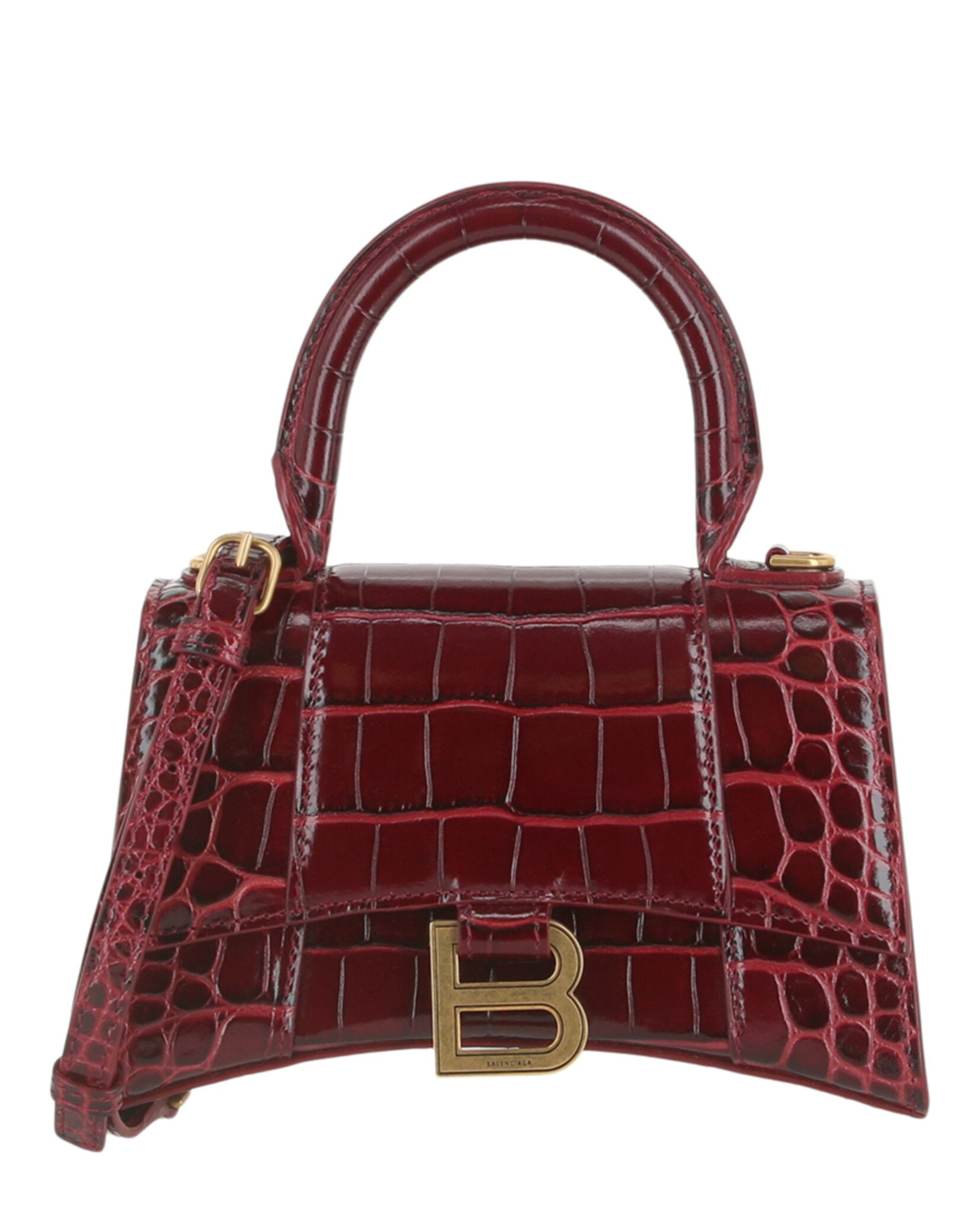 Balenciaga Hourglass XS Top Handle Bag Womens 5928331-LRGM-6211