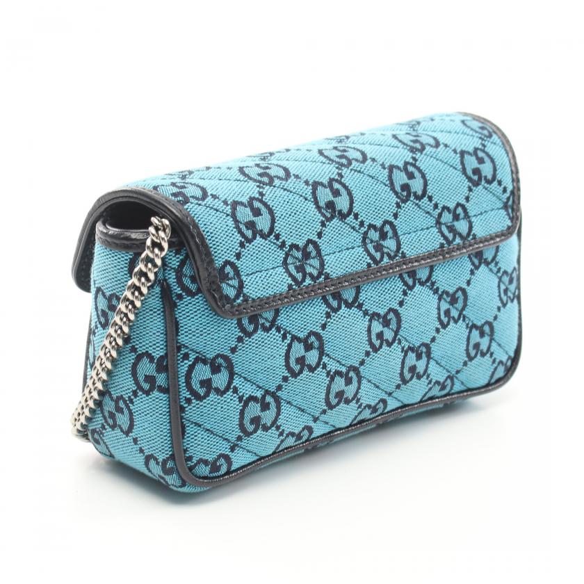 Gucci Monogram Chain Leather Tote