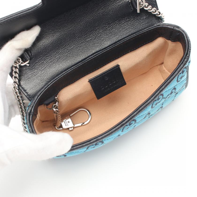 Gucci Monogram Chain Leather Tote