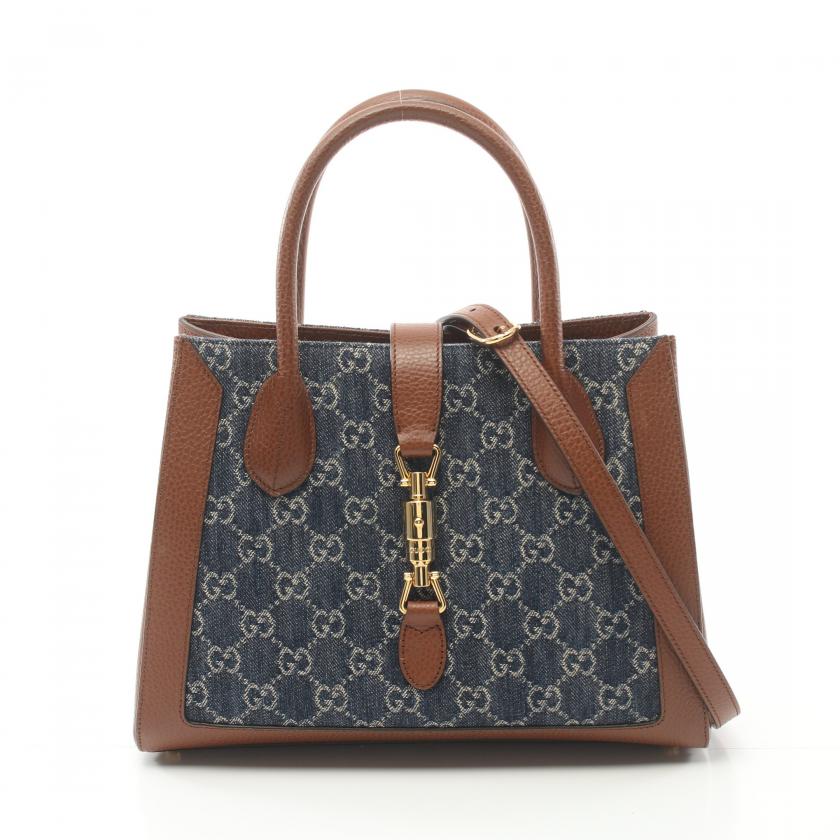 Gucci Monogram Leather Tote