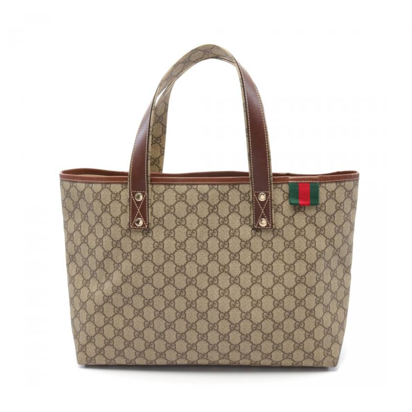 Gucci Monogram Leather Tote