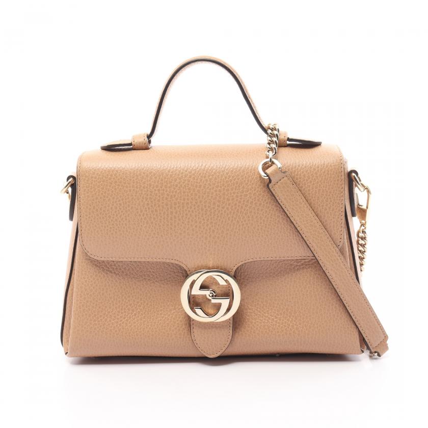 Gucci Monogram Leather Tote