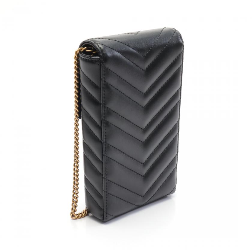 Gucci Monogram Chain Leather Tote