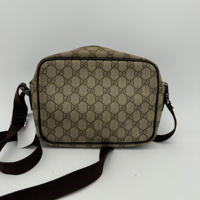 Gucci Monogram Canvas Crossbody