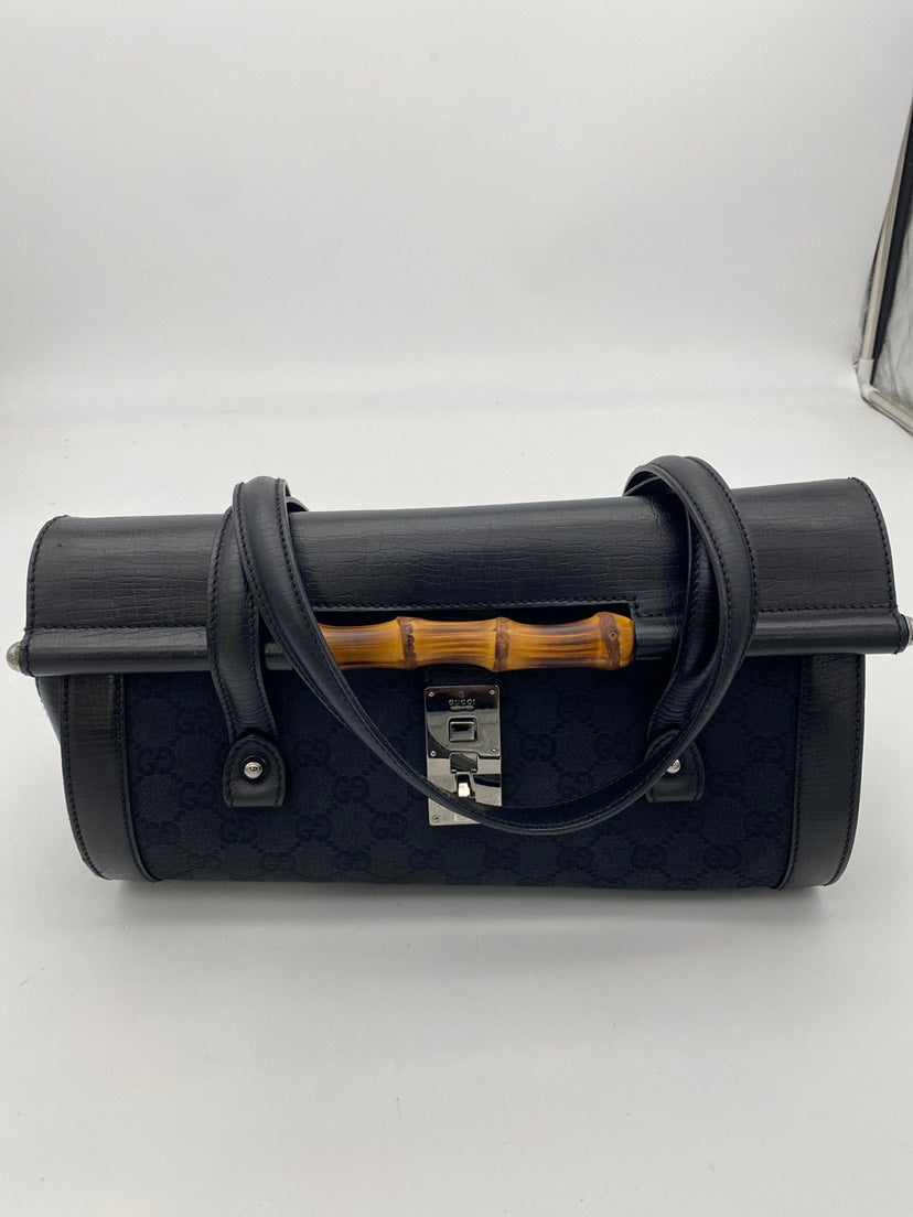 Gucci Monogram Leather Mini Shoulder Bag