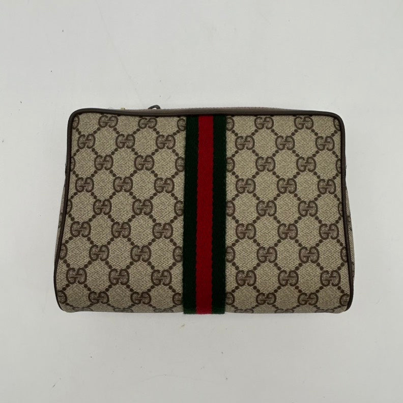 Gucci Monogram Leather Mini Shoulder Bag
