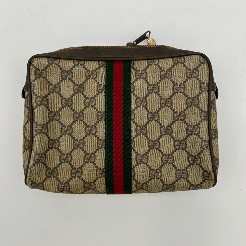 Gucci Monogram Mini Canvas Shoulder Bag
