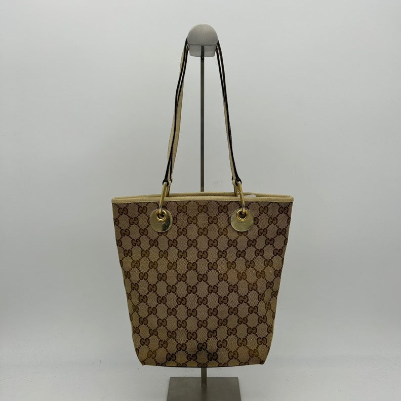 Gucci Monogram Canvas Shoulder Bag