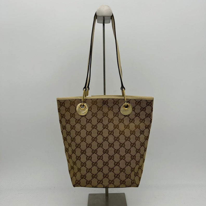 Gucci Monogram Canvas Shoulder Bag