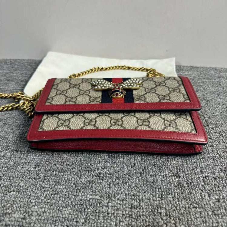 Gucci Lou Chain Leather Crossbody