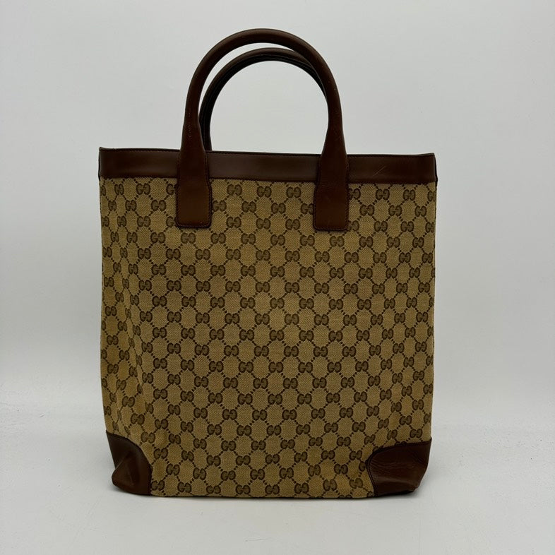 Gucci Monogram Leather Mini Tote