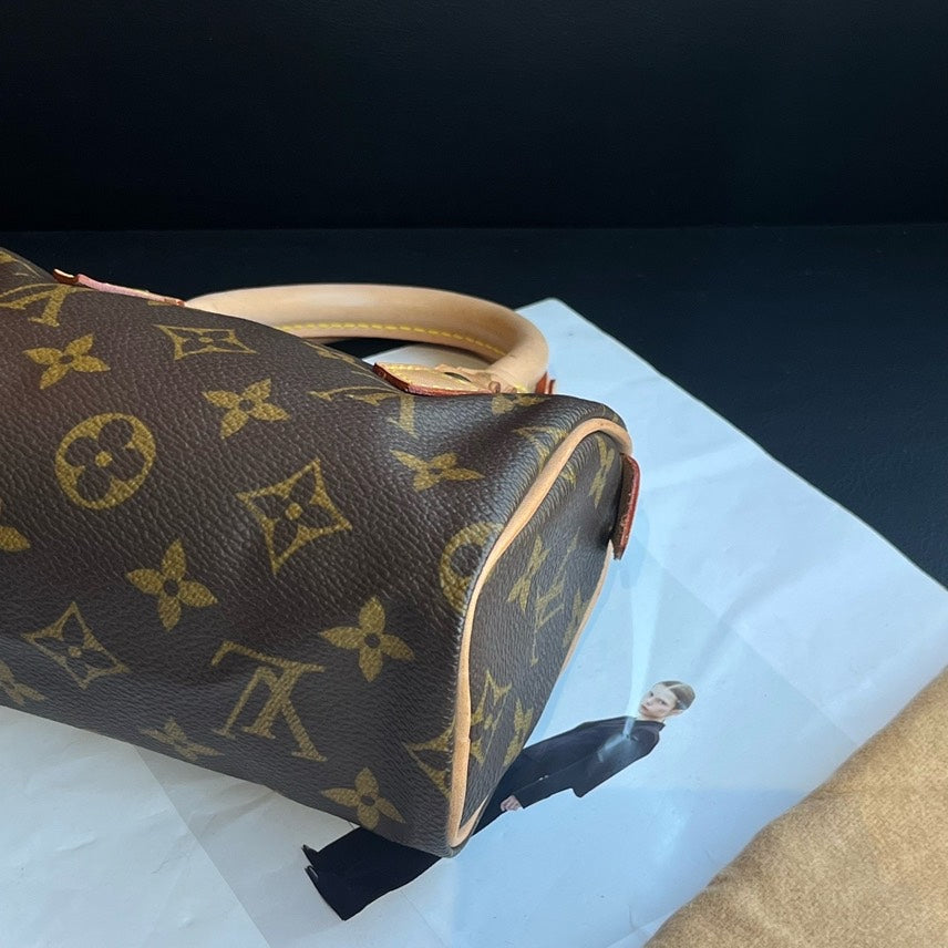 Louis Vuitton Nano Monogram Canvas Brown 16x10x7 Handbag