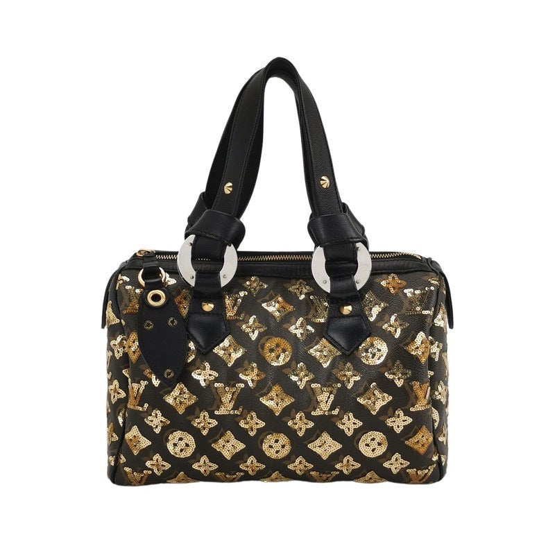 Louis Vuitton Bag Black Gold Handbag