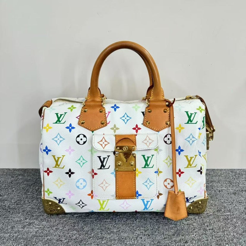 Louis Vuitton Multicolor Bag White Handbag